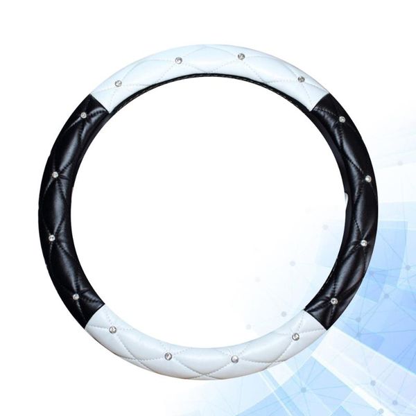 rhinestone car steering wheel sleeve cover comfortable fashionable anti-slip protector (black and white) covers
rhinestone car steering wheel sleeve cover comfortable fashionable anti-slip protector (black and white) covers