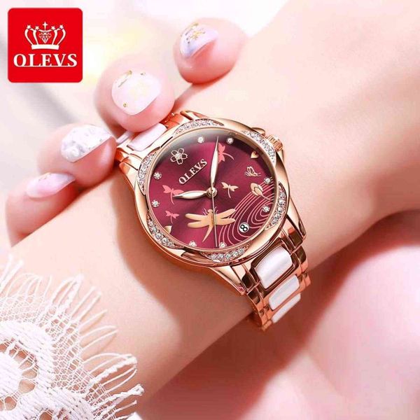 olevs luxury brand women mechanical watch ceramics watchstrap automatic mechanical watches for women gift for women, Slivery;brown
olevs luxury brand women mechanical watch ceramics watchstrap automatic mechanical watches for women gift for women, Slivery;brown