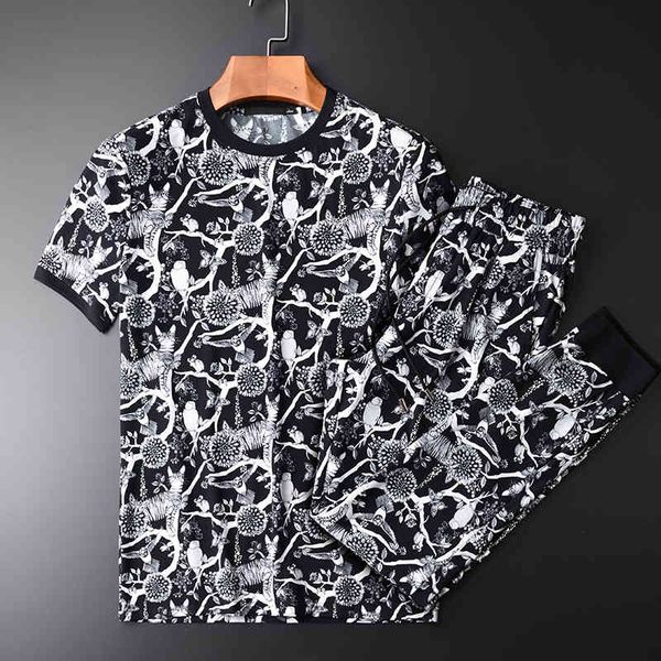 tracksuit shirt allover printed men (t-shirt+pants) luxury summer short sleeve mens plus size 4xl slim fit ventilate male sets, Gray
tracksuit shirt allover printed men (t-shirt+pants) luxury summer short sleeve mens plus size 4xl slim fit ventilate male sets, Gray
