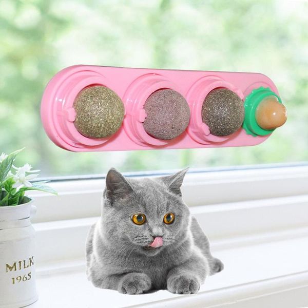 cat toys rotating catnip ball healthy edible treating clean teeth toy random color pet
cat toys rotating catnip ball healthy edible treating clean teeth toy random color pet