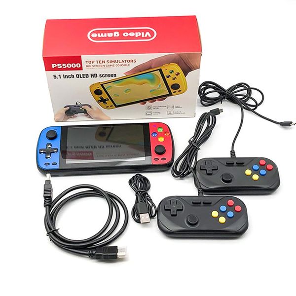 5.1 inch ps5000 double handheld game player arcade 128 bit retro console 64g 6000+ games gaming consoles with gamepads portable players
5.1 inch ps5000 double handheld game player arcade 128 bit retro console 64g 6000+ games gaming consoles with gamepads portable players