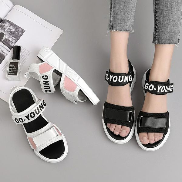 sandals 2021summer fashion platform women open toe letter casual all-match sandy beach women's 35-40, Black
sandals 2021summer fashion platform women open toe letter casual all-match sandy beach women's 35-40, Black