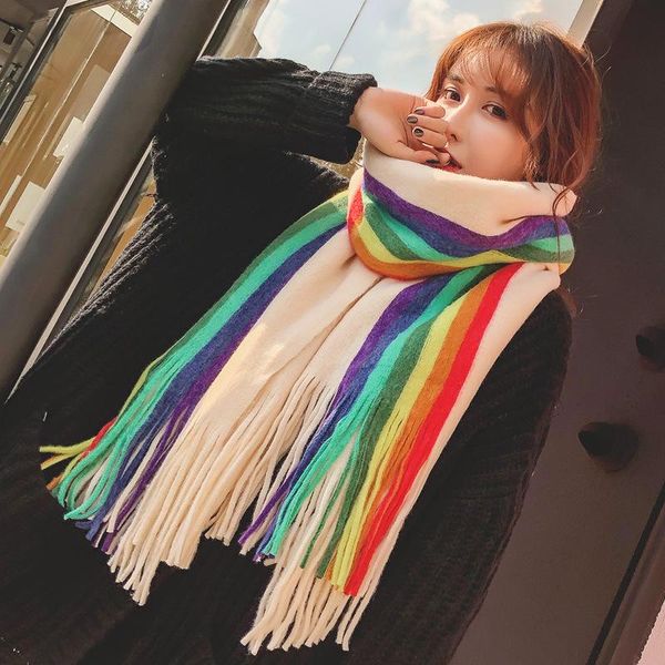 scarves winter women scarf fashion solid double-side soft cashmere rainbow shawl and wraps bandana female foulard tassel d024, Blue;gray
scarves winter women scarf fashion solid double-side soft cashmere rainbow shawl and wraps bandana female foulard tassel d024, Blue;gray