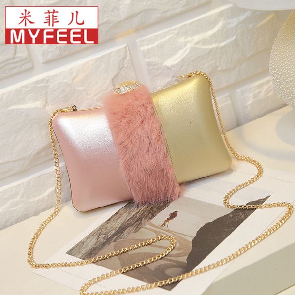 evening bags rabbit hair hand spring color contrast one shoulder chain small dinner
evening bags rabbit hair hand spring color contrast one shoulder chain small dinner