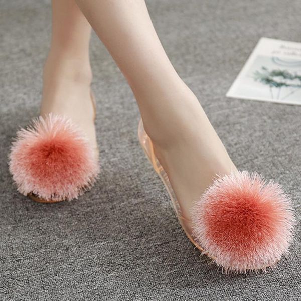 sandals fashion bohemian style shoes beautiful fringed hair ball inlay jelly flat for women (size 35-40), Black
sandals fashion bohemian style shoes beautiful fringed hair ball inlay jelly flat for women (size 35-40), Black