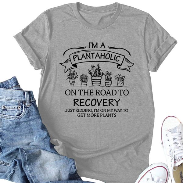 im a plantaholic on the road to recovery print women oversized tshirts cute plants graphic tees shirt harajuku kpop t shirt top, White
im a plantaholic on the road to recovery print women oversized tshirts cute plants graphic tees shirt harajuku kpop t shirt top, White