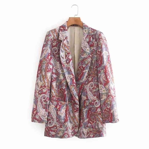 summer women print blazers coats suits casual long sleeve notched collar pockets female vintage outerwear clothing 210513, White;black
summer women print blazers coats suits casual long sleeve notched collar pockets female vintage outerwear clothing 210513, White;black
