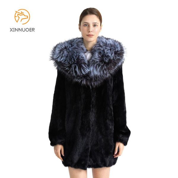 women's fur & faux mink big black shawl hat winter whole leather mid-length slim-fit genuine warm fashion ladies jacket
women's fur & faux mink big black shawl hat winter whole leather mid-length slim-fit genuine warm fashion ladies jacket