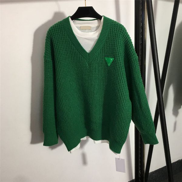 stylish designer v neck sweaters fake two pieces long sleeve pullover sweater sweatshirts for women street style sweater, White;black
stylish designer v neck sweaters fake two pieces long sleeve pullover sweater sweatshirts for women street style sweater, White;black