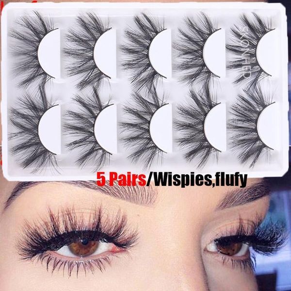 5pairs 3d faux mink hair false eyelashes fluffy wispy natural long lashes handmade crisscross cruelty-eye lash makeup tool1
5pairs 3d faux mink hair false eyelashes fluffy wispy natural long lashes handmade crisscross cruelty-eye lash makeup tool1