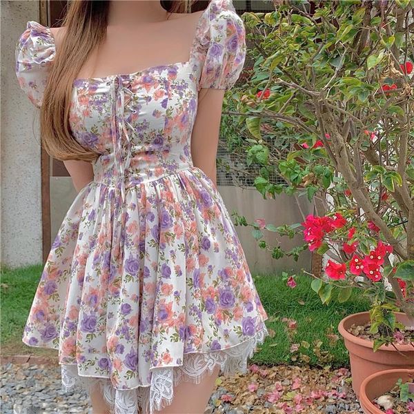 casual dresses chiffon floral print square collar mini dress 2021 summer holiday party sundress lace patchwork vintage vestido mujer, Black;gray
casual dresses chiffon floral print square collar mini dress 2021 summer holiday party sundress lace patchwork vintage vestido mujer, Black;gray