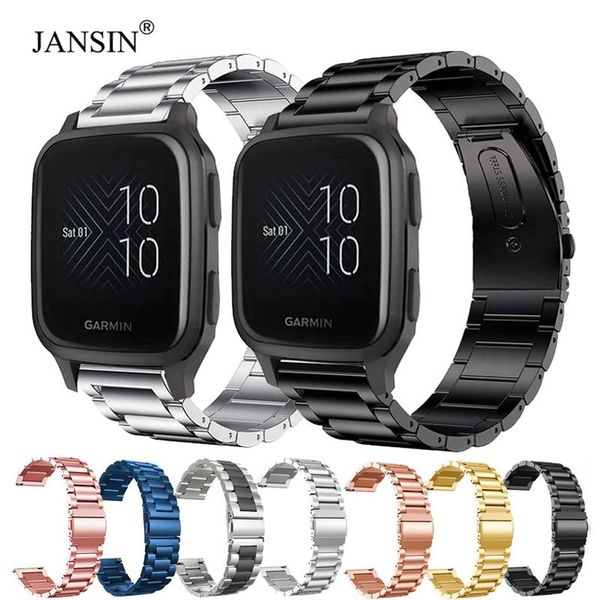 watch bands stainless steel band straps for garmin venu sq smart wristband bracelet replacement strap metal correa, Black;brown
watch bands stainless steel band straps for garmin venu sq smart wristband bracelet replacement strap metal correa, Black;brown