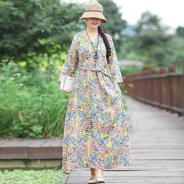 arrival spring summerdress print floral chinese style prairie chic vintage dress women casual long maxi autumn dresses, Black;gray
arrival spring summerdress print floral chinese style prairie chic vintage dress women casual long maxi autumn dresses, Black;gray
