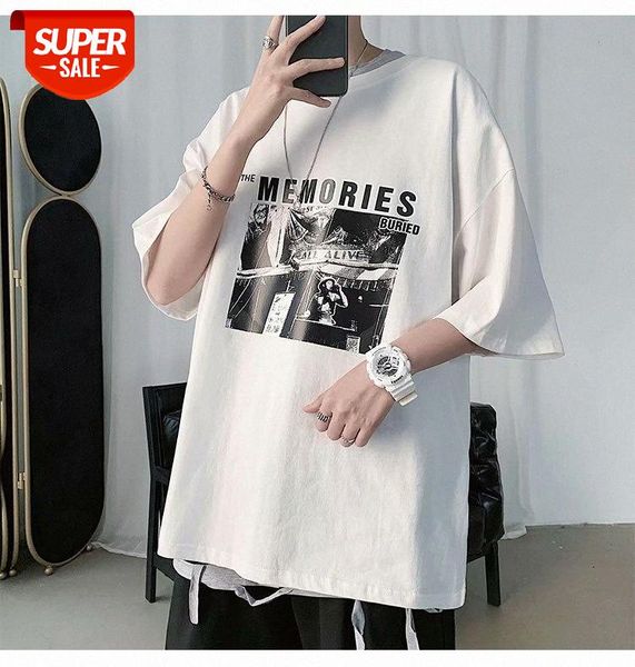 summer men's round neck print short-sleeved t-shirt plus fat size loose clothes hong kong style trend students #dn8s, White;black
summer men's round neck print short-sleeved t-shirt plus fat size loose clothes hong kong style trend students #dn8s, White;black