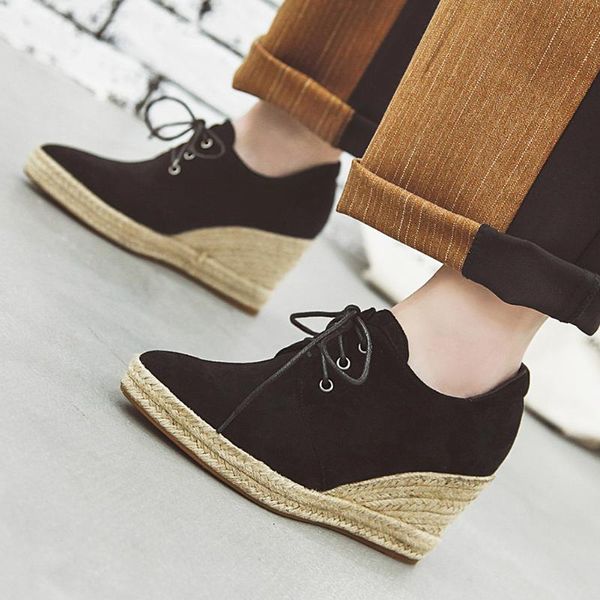 dress shoes karin 2021 dropship weave wedges high heels big size 44 women woman spring leisure shoelaces pointed toe pumps, Black
dress shoes karin 2021 dropship weave wedges high heels big size 44 women woman spring leisure shoelaces pointed toe pumps, Black