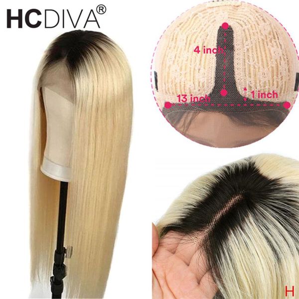 middle part ombre brazilian remy straight human hair wigs 2tone dark roots 1b 613 blonde 13x1 lace wig with baby, Black;brown
middle part ombre brazilian remy straight human hair wigs 2tone dark roots 1b 613 blonde 13x1 lace wig with baby, Black;brown
