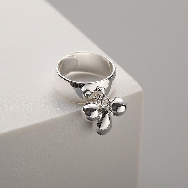 bright bead silver ball wide version glossy ring 925 sterling nordic fashionable open female temperament jewelry cluster rings, Golden;silver
bright bead silver ball wide version glossy ring 925 sterling nordic fashionable open female temperament jewelry cluster rings, Golden;silver