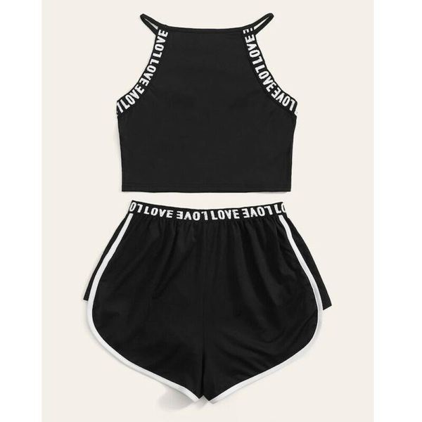 summer stretch active wear womens tracksuits two pieces sets camis shorts fashion casual streetwear ladies short jogging suits, Gray
summer stretch active wear womens tracksuits two pieces sets camis shorts fashion casual streetwear ladies short jogging suits, Gray