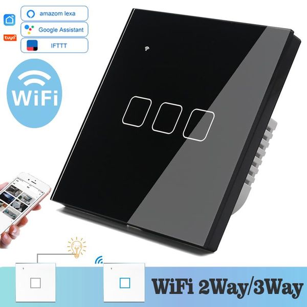 smart home control wifi touch light wall switch black glass blue led universal phone 3 gang 2 way relay square alexa google
smart home control wifi touch light wall switch black glass blue led universal phone 3 gang 2 way relay square alexa google