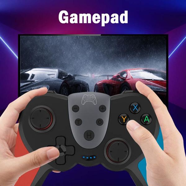 vibration gyroscope wireless controller bluetooth gamepad rechargeable for switch/switch lite host games accessories game controllers & joys
vibration gyroscope wireless controller bluetooth gamepad rechargeable for switch/switch lite host games accessories game controllers & joys