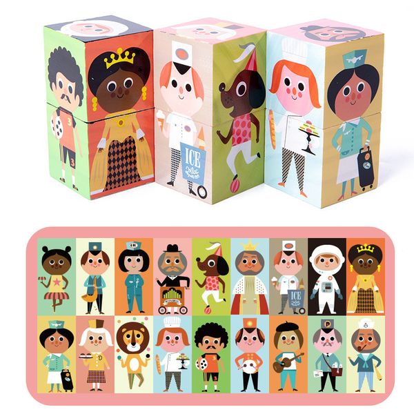 blocks 6pcs wooden block stack game 3d character puzzle cube preschool early educational building toy for toddler children 1019
blocks 6pcs wooden block stack game 3d character puzzle cube preschool early educational building toy for toddler children 1019