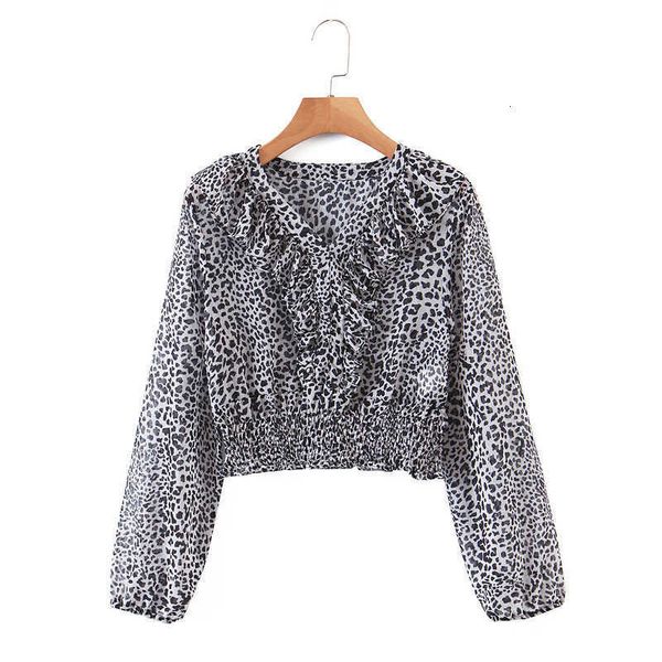 women's blouses & shirts fall xl 3340 europe and the united states falbala female leopard grain long sleeve shirt qnru, White
women's blouses & shirts fall xl 3340 europe and the united states falbala female leopard grain long sleeve shirt qnru, White