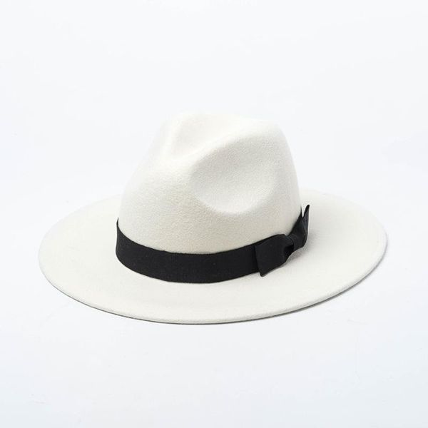 wide brim hats autumn winter fashion casual white woolen jazz hat men woman simplicity style bowknot wool felt fedoras, Blue;gray
wide brim hats autumn winter fashion casual white woolen jazz hat men woman simplicity style bowknot wool felt fedoras, Blue;gray