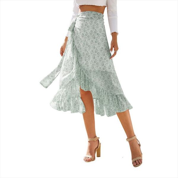 floral print chiffon spring summer womens skirts green split lace up ruffles casual bohemian lady midi length skirt, Black
floral print chiffon spring summer womens skirts green split lace up ruffles casual bohemian lady midi length skirt, Black
