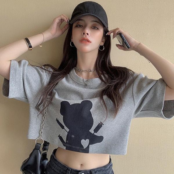 women's t-shirt zoki summer women crop short sleeve fashion cartoons print t shirt o neck loose black white girls streetwear
women's t-shirt zoki summer women crop short sleeve fashion cartoons print t shirt o neck loose black white girls streetwear