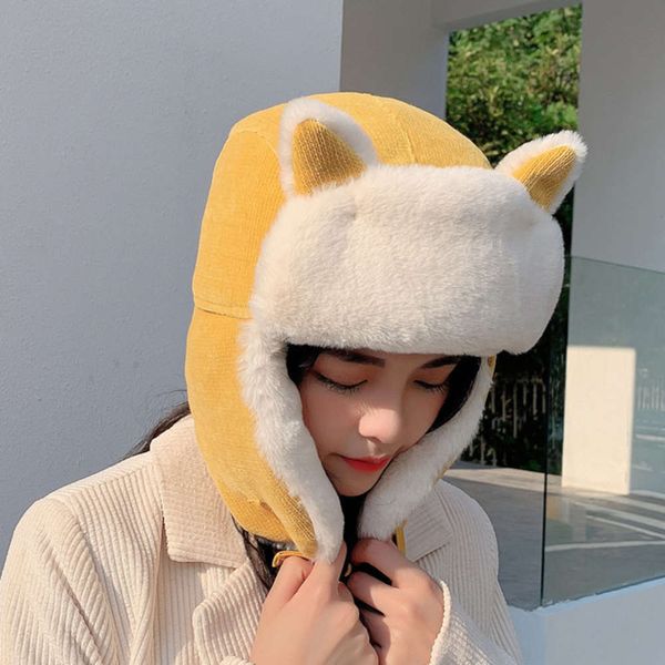 cat ear lei feng female parent child korean autumn and winter plush warm cycling windproof hat baby cold proof hat, Blue;gray
cat ear lei feng female parent child korean autumn and winter plush warm cycling windproof hat baby cold proof hat, Blue;gray