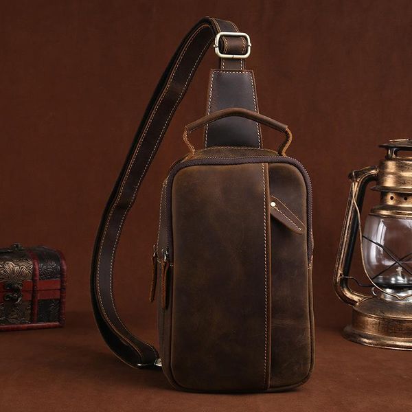 backpack 100% genuine crazy horse leather men's sling chest day pack back vintage casual messenger bags cross body cowhide shoulder bag
backpack 100% genuine crazy horse leather men's sling chest day pack back vintage casual messenger bags cross body cowhide shoulder bag
