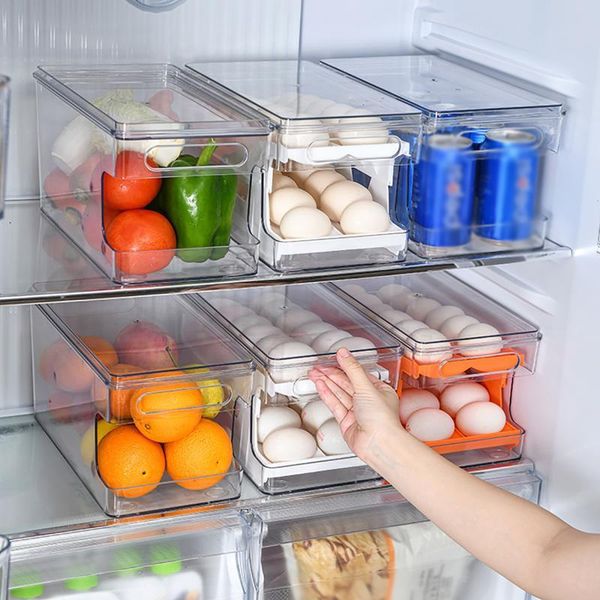 storage bottles & jars 2 layer refrigerator transparent egg box slide type fruit and vegetable kitchen tools
storage bottles & jars 2 layer refrigerator transparent egg box slide type fruit and vegetable kitchen tools