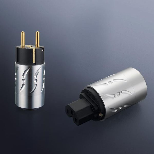 smart power plugs pair viborg ve502g+vf502g 100% pure copper eu euro connecotor schuko plug iec female hifi
smart power plugs pair viborg ve502g+vf502g 100% pure copper eu euro connecotor schuko plug iec female hifi