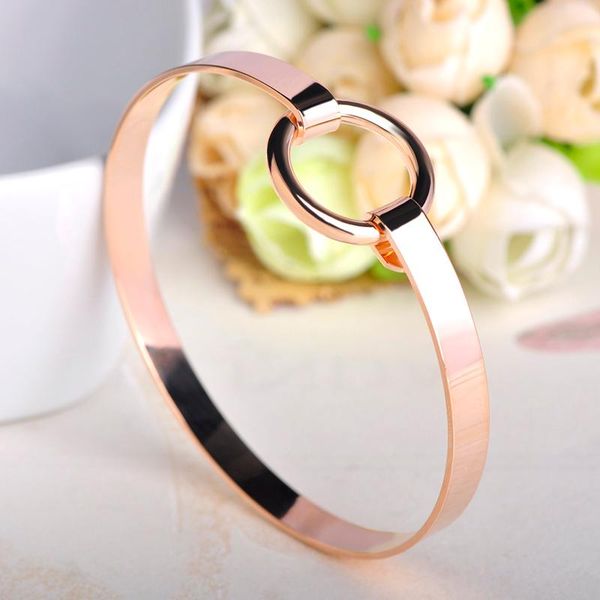 bangle blucome fashion circle shape wide rose gold color copper bracelet bangles women girls student lovers hands decorations, Black
bangle blucome fashion circle shape wide rose gold color copper bracelet bangles women girls student lovers hands decorations, Black