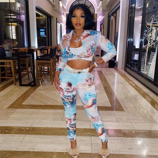 women's two piece pants fall 2021 fashion street style angel baby printed short t-shirt tight hips small feet pencil two-piece set, White
women's two piece pants fall 2021 fashion street style angel baby printed short t-shirt tight hips small feet pencil two-piece set, White