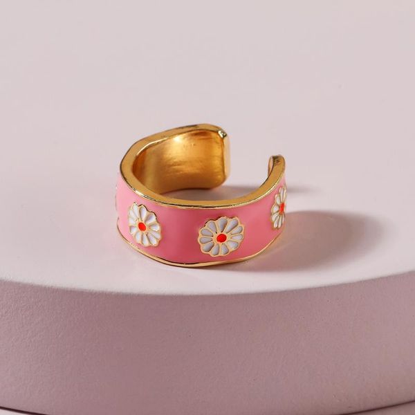 cluster rings ins vintage colorful flower ring simple daisy open for women girls fashion jewelry gift, Golden;silver
cluster rings ins vintage colorful flower ring simple daisy open for women girls fashion jewelry gift, Golden;silver