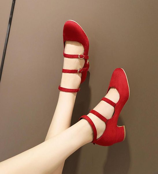 dress shoes 2021 spring women pumps buckles high heels fashion round toe ladies wedding party square heel 34-43 sapato feminino, Black
dress shoes 2021 spring women pumps buckles high heels fashion round toe ladies wedding party square heel 34-43 sapato feminino, Black