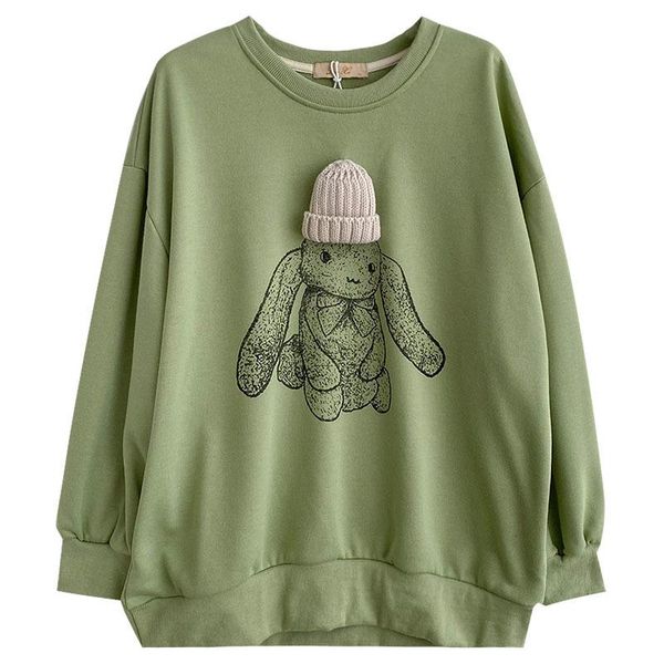 women's hoodies & sweatshirts cartoon printed casual sweatshirt women fashion o-neck long sleeve hat decor loose pullover femme green g, Black
women's hoodies & sweatshirts cartoon printed casual sweatshirt women fashion o-neck long sleeve hat decor loose pullover femme green g, Black