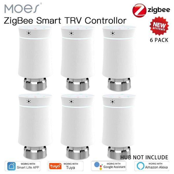smart home control moes zigbee3.0 trv radiator actuator valve tuya programmable thermostat temperature heater alexa voice
smart home control moes zigbee3.0 trv radiator actuator valve tuya programmable thermostat temperature heater alexa voice