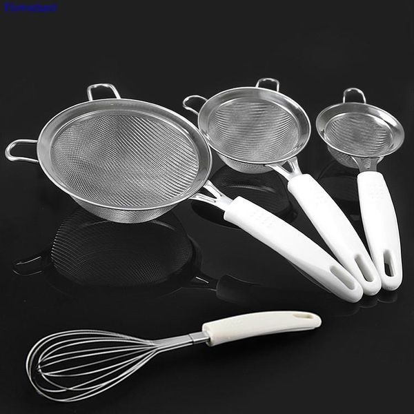 innovative flour and sugar sieve colander wire fine double mesh kitchen stainless steel sifter hand baking & pastry tools
innovative flour and sugar sieve colander wire fine double mesh kitchen stainless steel sifter hand baking & pastry tools
