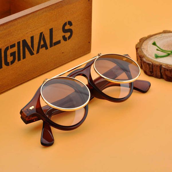 sun glasses flat clamshell goggles round brand designer metal retro men women flip up vintage gothic steampunk glasses, White;black
sun glasses flat clamshell goggles round brand designer metal retro men women flip up vintage gothic steampunk glasses, White;black