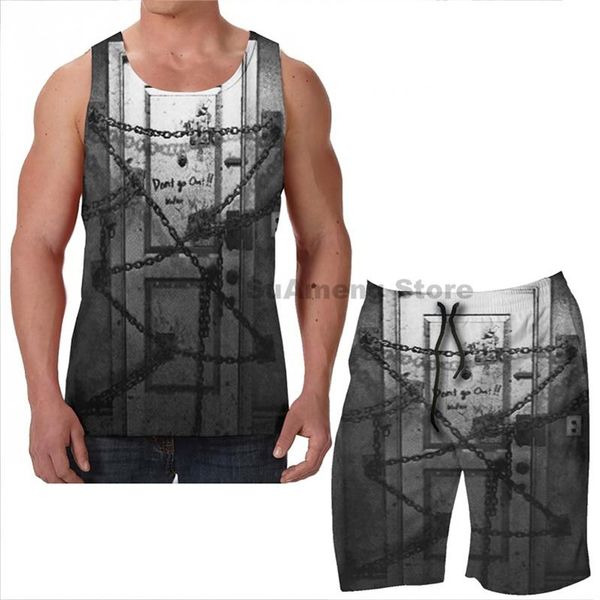 men's tracksuits summer funny print men tank women silent hill 4 the room beach shorts sets fitness vest, Gray
men's tracksuits summer funny print men tank women silent hill 4 the room beach shorts sets fitness vest, Gray