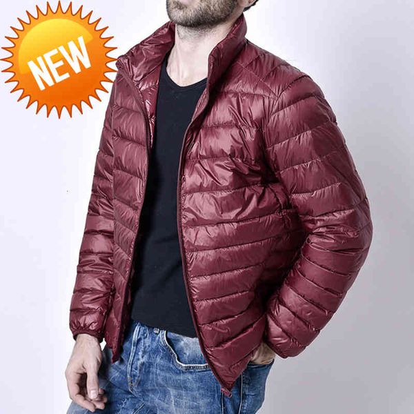 winter men's down jacket ultra light men windbreaker feather man lightweight portable warm coat, Black
winter men's down jacket ultra light men windbreaker feather man lightweight portable warm coat, Black