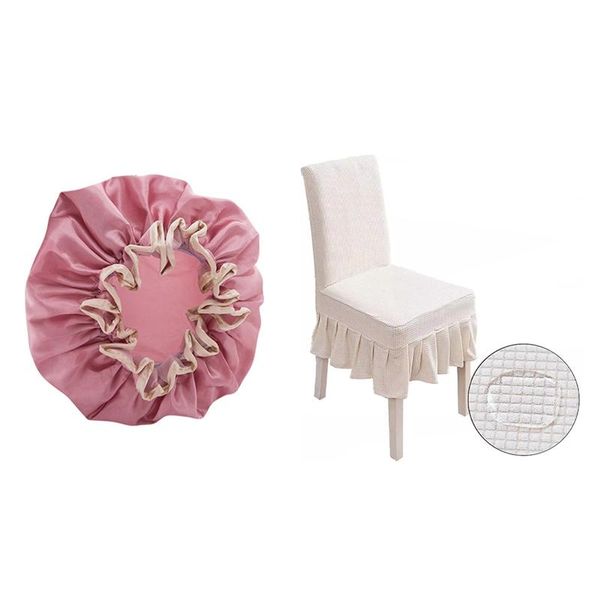 double-layer shower cap women's waterproof hat with stretch solid color skirt dining table chair cover caps
double-layer shower cap women's waterproof hat with stretch solid color skirt dining table chair cover caps