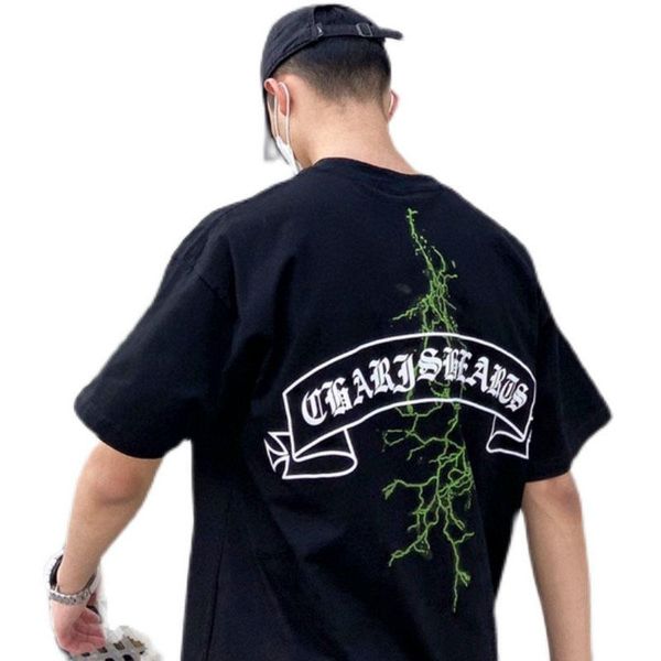 women's t-shirt askyurself washed old loose casual high-quality all-match simple men women short-sleeved, White
women's t-shirt askyurself washed old loose casual high-quality all-match simple men women short-sleeved, White
