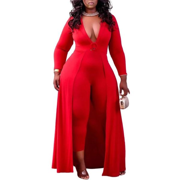 women's two piece pants spring and autumn xl jumpsuit long sleeve v-neck casual pure color chic elegant party club workwear 5xl, White
women's two piece pants spring and autumn xl jumpsuit long sleeve v-neck casual pure color chic elegant party club workwear 5xl, White