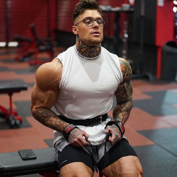 tank gyms workout fitness bodybuilding sleeveless shirt male cotton clothing sports singlet men running vests, White;black
tank gyms workout fitness bodybuilding sleeveless shirt male cotton clothing sports singlet men running vests, White;black