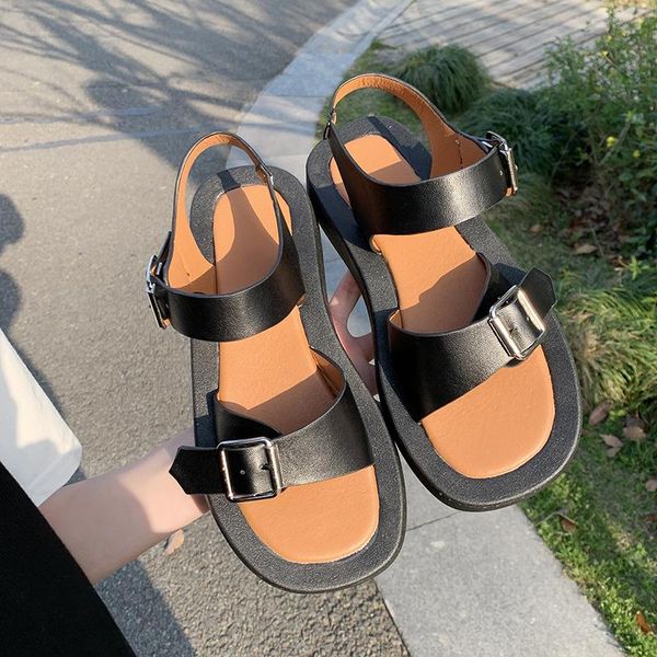 sandals fashion women summer wedges double buckle platform heel ladies slip on casual women's sandalias female shoes, Black
sandals fashion women summer wedges double buckle platform heel ladies slip on casual women's sandalias female shoes, Black