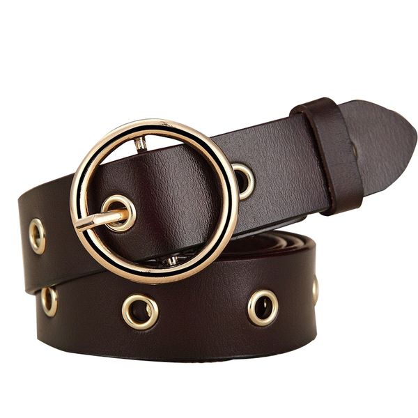 2021cut out air eye women's belt pu does not need to be punched elegant women round buckle trouser manufacturer customized, Black;brown
2021cut out air eye women's belt pu does not need to be punched elegant women round buckle trouser manufacturer customized, Black;brown