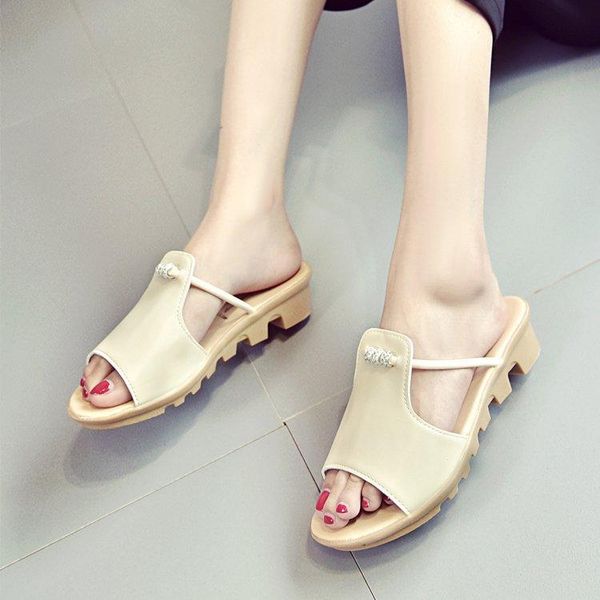 fashion lady slippers women summer flat bottom soft non-slip beach shoes sandals plus size indoor, Black
fashion lady slippers women summer flat bottom soft non-slip beach shoes sandals plus size indoor, Black